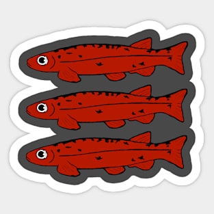 Fish trio Sticker